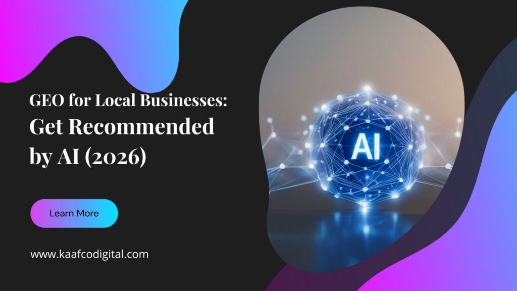 GEO for local businesses- get recommended by AI