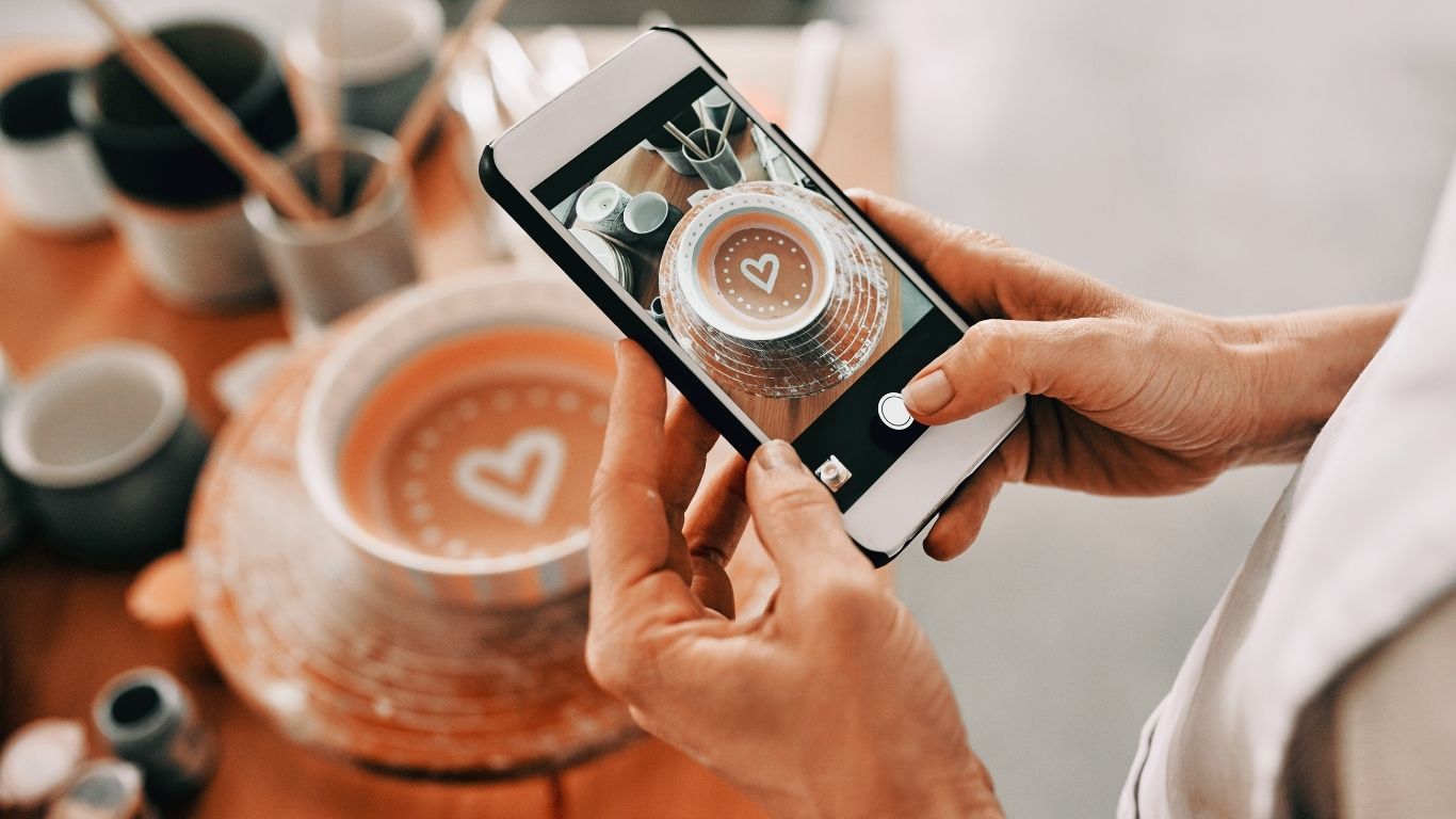 posting on social media about your business